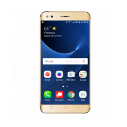 Crescent Wing 2, Smartphone with 4G, Android 6.0 (Marshmallow), 5. Inch HD Display, 1GB RAM, 8GB Storage, Dual Camera, Dual SIM - Gold